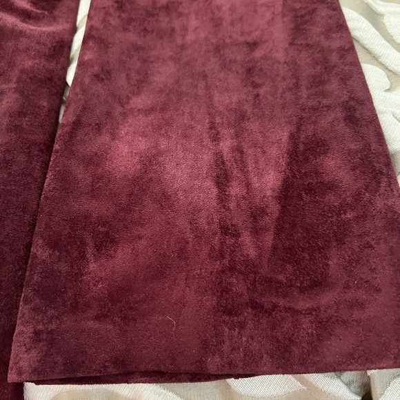 BLANK NYC faux suede boot cut pants with side zipper Size 27, NWT - Picture 4 of 13